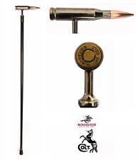 Winchester Colt Bullet Shaped Walking Stick - Cane - US Military Unique Cane picture