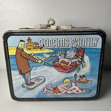 Vintage 1974 THE ADDAMS FAMILY Metal Lunch Box-No Thermos- Fast Shipping picture