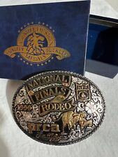 NEW w Box PRCA National Finals Rodeo Las Vegas 1999 Champion Trophy Belt Buckle picture