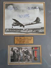 WW2 B-29 Enola Gay Crew Signed by Pilot Paul Tibbets,  Kirk, Ferebee Photographs picture