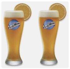 Blue Moon 16 oz Pilsner Beer Glass - Set of Two (2) Glasses - New &  picture