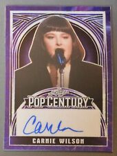 2024 Leaf Metal Pop Century Carnie Wilson Purple 4/8 Autograph  picture
