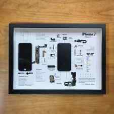 A3 Framed iPhone 7 Disassembled Phone Wall Art Unique Gifts for Apple Lovers Dad picture
