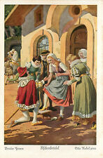 Set Of 6 Cinderella Postcards Brothers Grimm Fables Aschenbrodel Otto Kubel Pinx picture