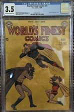 WORLD’S FINEST #41  7/8/1949  CGC 3.5 picture