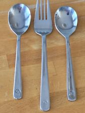 Korean Airlines KAL Fork and Teaspoons - Airlines Stainless Silverware picture