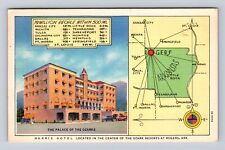 Rogers AR-Arkansas, Harris Hotel, Advertisement, Antique Vintage c1938 Postcard picture