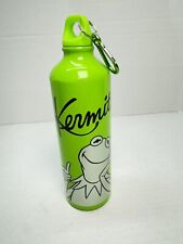 Vintage Disney Store Kermit The Frog Muppets Water Bottle Green 24oz picture