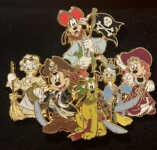 JUMBO 3D Disney Pin  Mickey & Friends Pirates Of The Caribbean NIB picture