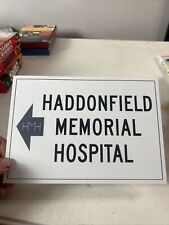 Halloween II Haddonfield Memorial Hospital Metal Sign NEW Bam Box picture