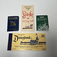 Disney Tom Sawyer Island Map, Heritage Passport, Behind the Scenes & Guide Tour picture