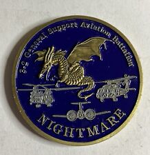 3-2 General Support Aviation Battalion Nightmare Challenge Coin RARE Some Damage picture