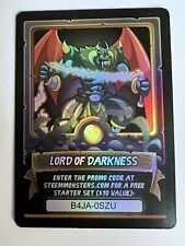 RARE 2018 Splinterlands Steem Monster Physical Collectible Card Lord OfDarkness picture