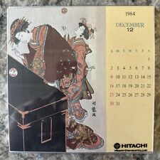 Vintage 1984 Hitachi Chemical Company Calendar  picture