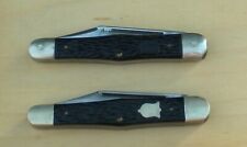 Two Camillus #72 Swell-Center Pocket Knives USA Used picture