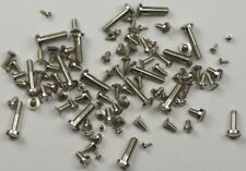 Clock screws x100 assorted NICKELLED for movements cases bells spares/repairs picture