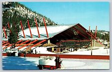 Postcard Squaw Valley California 1960 International Winter Olympic Games Zamboni picture