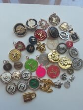 YSL Dior Versace Gucci Celine Zipper Pull buttons mix lot of 42  mix picture