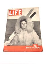 WWII Life Magazine Jan 3 1944  Alaska Holiday with war news, movies, commercials picture
