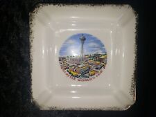 Vintage Ashtray Seattle World's Fair Ceramic Space Needle 5.25