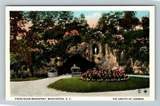 Washington DC-Washington DC, Franciscan Monastery Grotto, Vintage Postcard picture