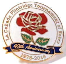 Rose Parade 2018 La Canada Flintridge 40th Anniversary TOR Lapel Pin (091223) picture