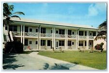 c1960 Bermuda Inn Heart Exterior Delray Beach Florida Vintage Antique Postcard picture