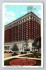 Detroit MI-Michigan, Hotel Statler, Advertisement, Vintage c1927 Postcard picture