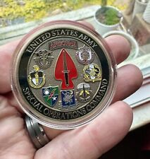 Large 2 Inch United States Special Forces Command Challenge Coin picture