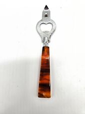 Georges Briard Lucite Tortoise Shell Bottle Opener Vintage MCM picture