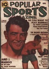  Popular Sports 1937 August, #2.   Pulp picture