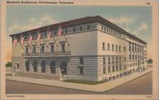 Postcard Memorial Auditorium Chattanooga TN  picture