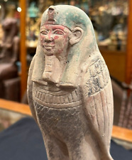 RARE Ancient Egyptian Antiques Ba God Of Soul Pharaonic Statue Antique Rare BC picture