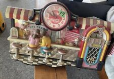  Coca Cola Vintage 3D Wall Clock Ice Cream Shop Soda Fountain Jukebox Diner picture