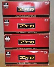 4 Boxes ZEN Red Full Flavor King Size KS Cigarette Tubes 250/Box (1000 Total) picture