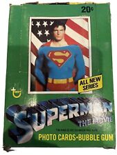 Topps 1978 Superman The Movie All New Series Photo Card Box Set 36 Packs RARE picture
