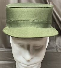 Vintage Military Hat Cap Green 7 1/8 picture