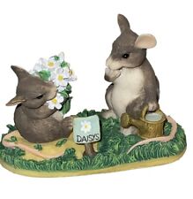Vintage Fitz And Floyd Charming Tails Figurine I Love You A Whole Bunch Mice #21 picture