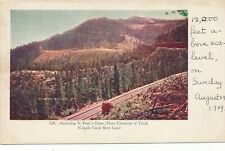 COLORADO CO-Ascending St. Peter's Dome Three Track Elevations Cripple Creek Line picture