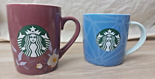 2x Starbucks Mugs 10oz 11oz Coffee Tea 2020 2022 picture