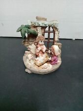 Dreamsicles Nativity Scene Hand-Painted Polystone 2003 Jesus Mary Joseph Manger picture