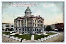 1907 Mc Lean County Court House Bloomington Illinois IL Posted Antique Postcard picture
