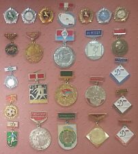 Own a Piece of Soviet Sports History:  Collection of 24 Original USSR Medals picture