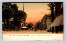 Beverly MA-Massachusetts, Scenic View Of Cabot St, Vintage c1905 Postcard picture
