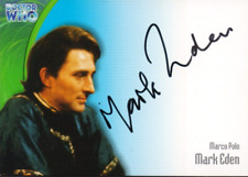 2002 Strictly Ink Doctor Who AU9 Mark Eden (Marco Polo) Autograph Card picture