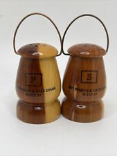 Vintage Roy Rogers Dale Evans Salt and Pepper Shakers Museum Wood Lantern picture