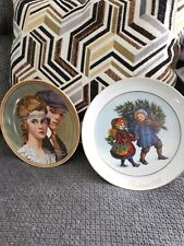 Norman Rockwell VINTAGE SET OF 8 LIMITED EDITION COLLECTOR PLATES 