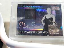 2007 Donruss Americana Hollywood Legends Materials #d/100 Gloria Swanson Silver picture