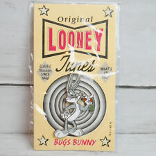 Original Looney Tunes Lapel Pin 1.5” Enameled Pin 1990s Vintage picture