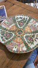 Vintage Chinese Rose Medallion Famille Plate Charger picture
